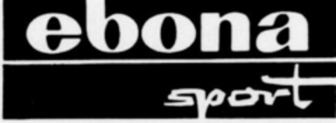 ebona sport Logo (DPMA, 29.05.1970)
