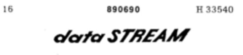 data STREAM Logo (DPMA, 01.10.1969)