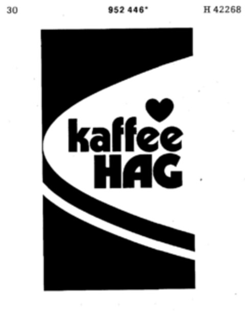 kaffee HAG Logo (DPMA, 13.10.1976)