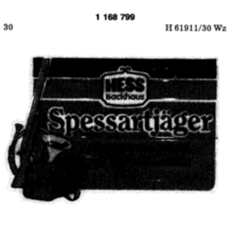 HESS Backhaus Spessartjäger Logo (DPMA, 04.07.1989)