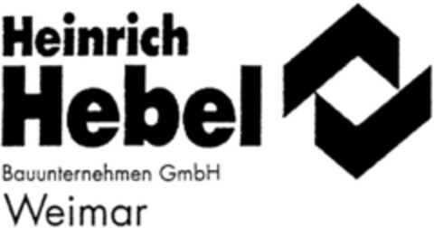 Heinrich Hebel Bauunternehmen GmbH Weimar Logo (DPMA, 07.02.1994)