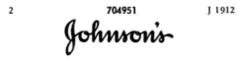 Johnson's Logo (DPMA, 07.03.1956)