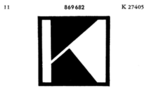 K Logo (DPMA, 24.06.1967)