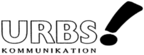 URBS! KOMMUNIKATION Logo (DPMA, 25.10.1991)