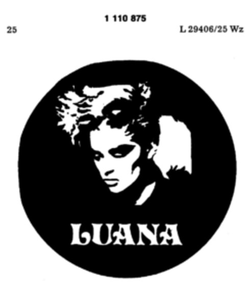 LUANA Logo (DPMA, 16.09.1986)