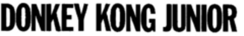 DONKEY KONG JUNIOR Logo (DPMA, 09.05.1986)