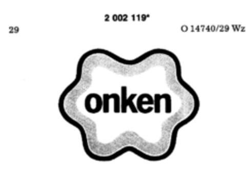 onken Logo (DPMA, 23.01.1991)