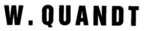 W. QUANDT Logo (DPMA, 15.03.1988)