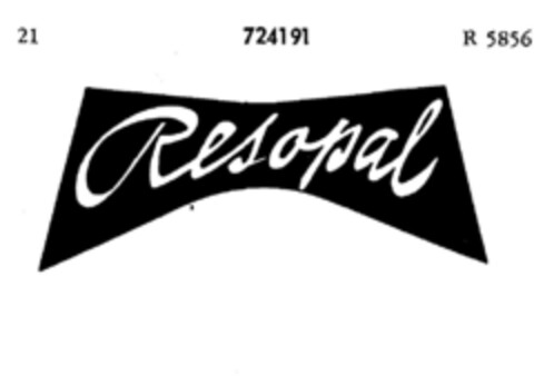 Resopal Logo (DPMA, 02/04/1954)