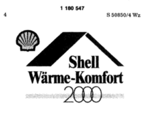 Shell Wärme-Komfort 2000 Logo (DPMA, 10.09.1990)