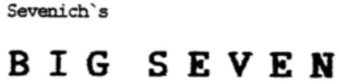 SEVENICH'S  B I G  S E V E N Logo (DPMA, 16.03.1991)