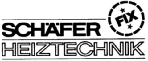 SCHÄFER FIX HEIZTECHNIK Logo (DPMA, 10.03.1979)