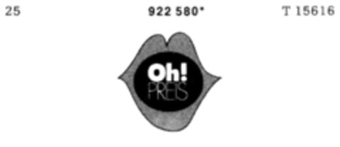 oh! PREIS Logo (DPMA, 04/09/1973)