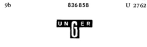 UNGER Logo (DPMA, 10/25/1966)