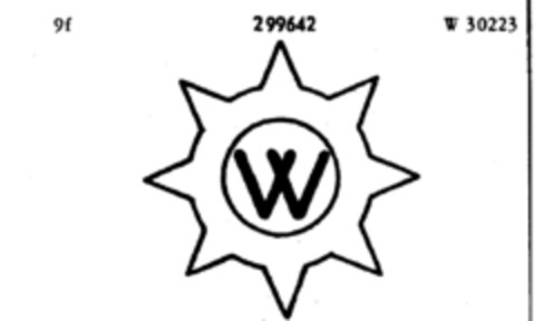W Logo (DPMA, 11/10/1922)