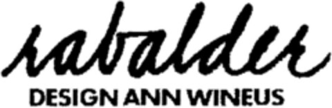 rabalder DESIGN ANN WINEUS Logo (DPMA, 03/25/1992)