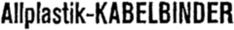 Allplastik-KABELBINDER Logo (DPMA, 09/25/1990)