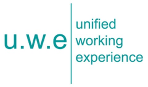 u.w.e | unified working experience Logo (DPMA, 21.03.2016)