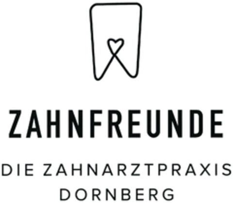 ZAHNFREUNDE DIE ZAHNARZTPRAXIS DORNBERG Logo (DPMA, 03/24/2020)