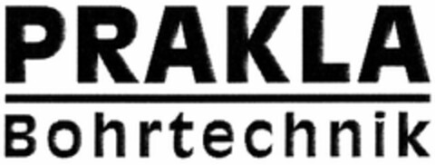 PRAKLA Bohrtechnik Logo (DPMA, 06/16/2005)