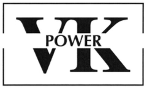 VK POWER Logo (DPMA, 10.07.2007)