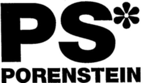 PS PORENSTEIN Logo (DPMA, 26.06.1996)