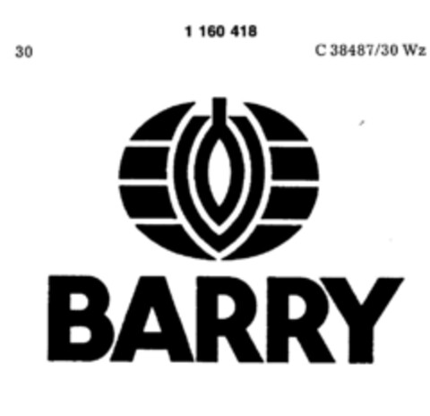 BARRY Logo (DPMA, 24.12.1988)