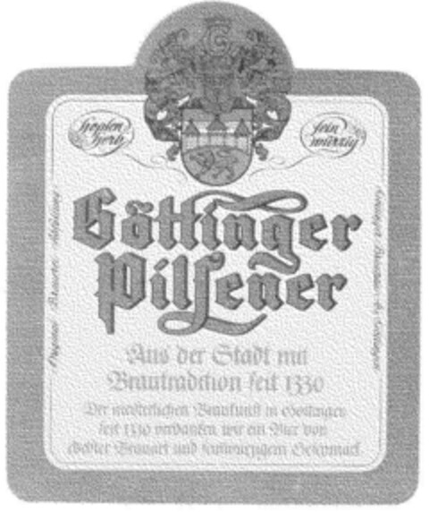 Göttinger Pilsener Logo (DPMA, 14.03.1974)