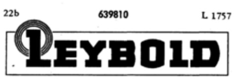 LEYBOLD Logo (DPMA, 24.12.1951)