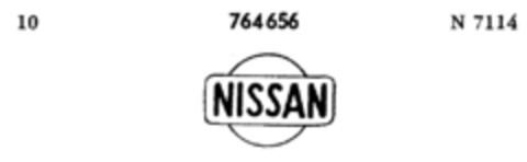 NISSAN Logo (DPMA, 08.12.1960)