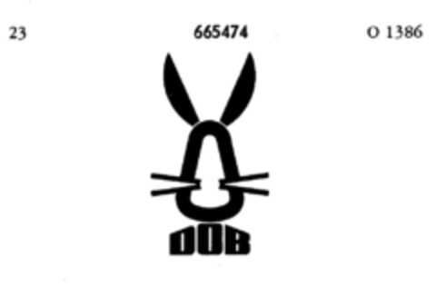 DOB Logo (DPMA, 29.01.1954)