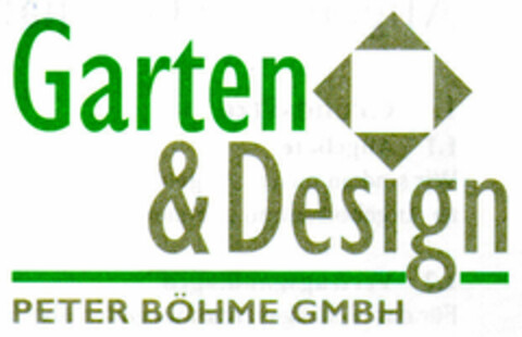 Garten & Design PETER BÖHME GMBH Logo (DPMA, 19.04.2000)