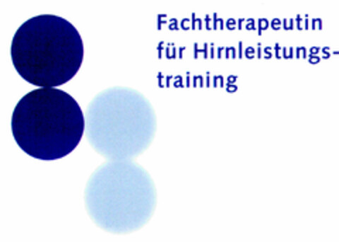 Fachtherapeutin für Hirnleistungstraining Logo (DPMA, 22.05.2000)