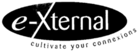 e-Xternal cultivate your connexions Logo (DPMA, 21.10.2000)