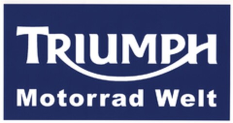 TRIUMPH Motorrad Welt Logo (DPMA, 18.07.2009)