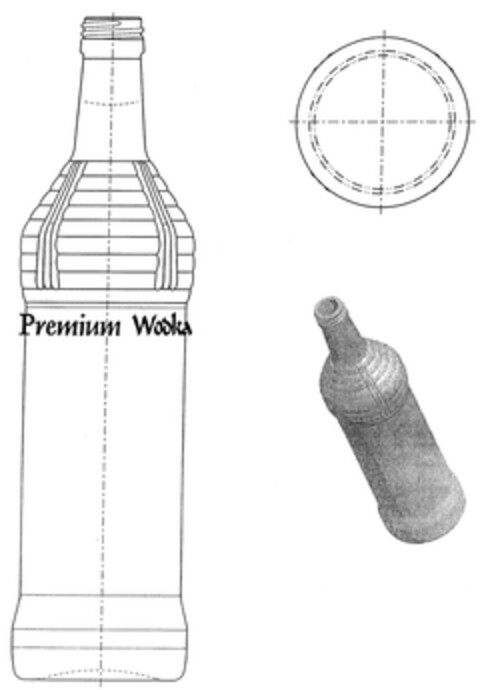 Premium Wodka Logo (DPMA, 16.09.2009)