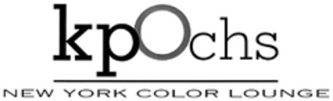 kpOchs NEW YORK COLOR LOUNGE Logo (DPMA, 05.03.2010)