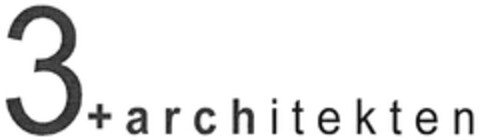 3 + architekten Logo (DPMA, 17.03.2010)