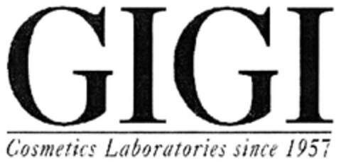 GIGI Cosmetics Laboratories since 1957 Logo (DPMA, 16.12.2005)