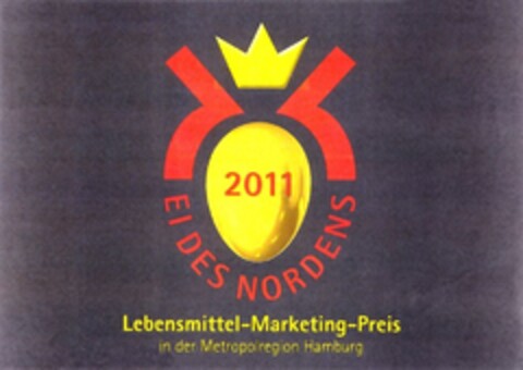 2011 EI DES NORDENS Lebensmittel-Marketing-Preis Logo (DPMA, 12.08.2011)