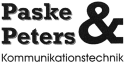 Paske & Peters Kommunikationstechnik Logo (DPMA, 06/17/2013)