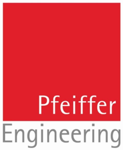 Pfeiffer Engineering Logo (DPMA, 27.09.2014)