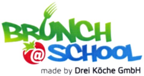 BRUNCH @ SCHOOL made by Drei Köche GmbH Logo (DPMA, 08/22/2014)