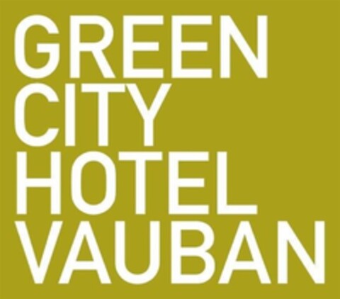 GREEN CITY HOTEL VAUBAN Logo (DPMA, 10.12.2015)