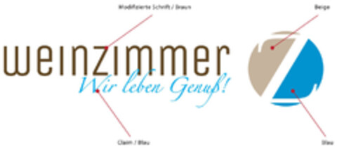 weinzimmer Wir leben Genuß! Logo (DPMA, 10/28/2019)