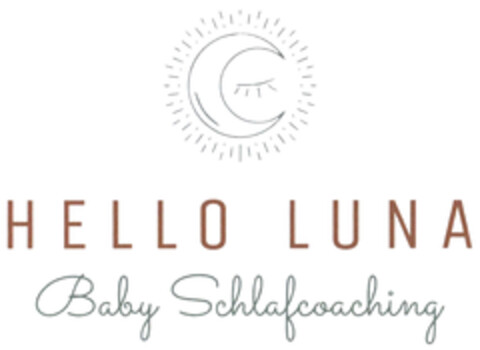 HELLO LUNA Baby Schlafcoaching Logo (DPMA, 16.09.2021)