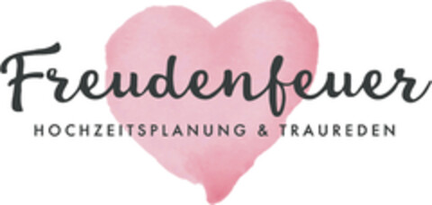 Freudenfeuer HOCHZEITSPLANUNG & TRAUREDEN Logo (DPMA, 05/05/2021)