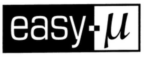 easy-μ Logo (DPMA, 07.09.2002)