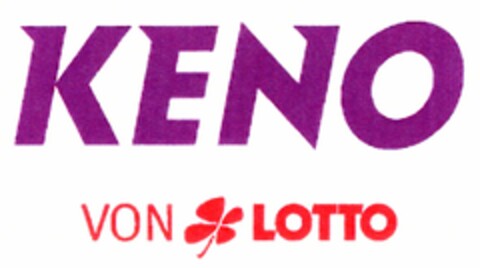 KENO VON LOTTO Logo (DPMA, 05.07.2005)