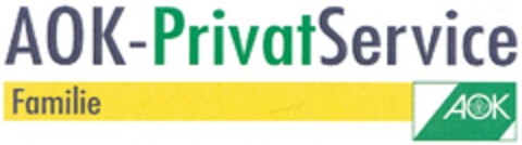 AOK-PrivatService Familie Logo (DPMA, 31.01.2007)